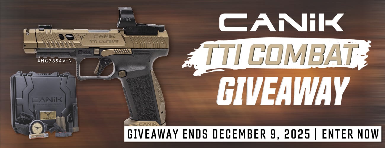 Canik TTI Combat 9mm Pistol Giveaway